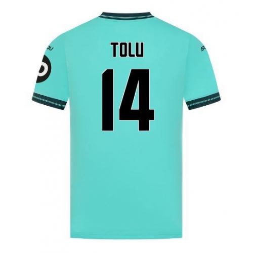 Billige Fotballdrakt Wolves Tolu Arokodare #14 Replika Bortedrakt 2025-26 Kortermet Billige Fotballdrakt Wolves Tolu Arokodare #14 Replika Bortedrakt 2025-26 Kortermet